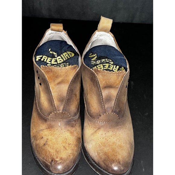 Freebird Brown Ankle Boots - Picture 3 of 13